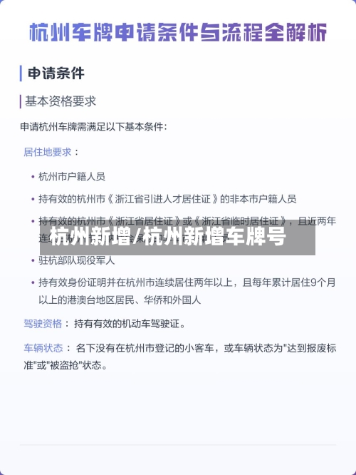 杭州新增/杭州新增车牌号-第3张图片