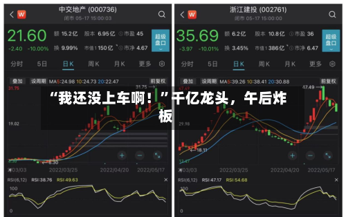 “我还没上车啊！”千亿龙头，午后炸板