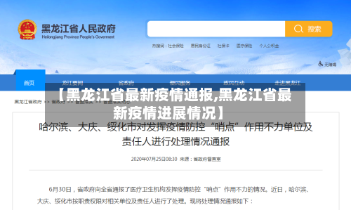 【黑龙江省最新疫情通报,黑龙江省最新疫情进展情况】-第3张图片