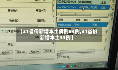 【31省份新增本土病例94例,31省份新增本土33例】