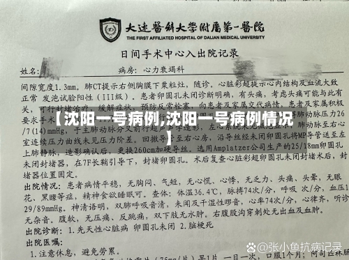 【沈阳一号病例,沈阳一号病例情况】-第2张图片