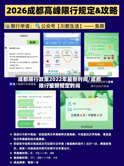 成都限行政策2022年最新时间/成都限行最新规定时间-第2张图片