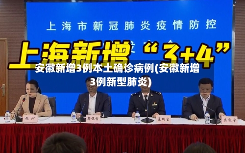 安徽新增3例本土确诊病例(安徽新增3例新型肺炎)-第2张图片