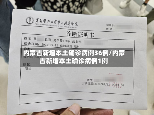内蒙古新增本土确诊病例36例/内蒙古新增本土确诊病例1例-第2张图片