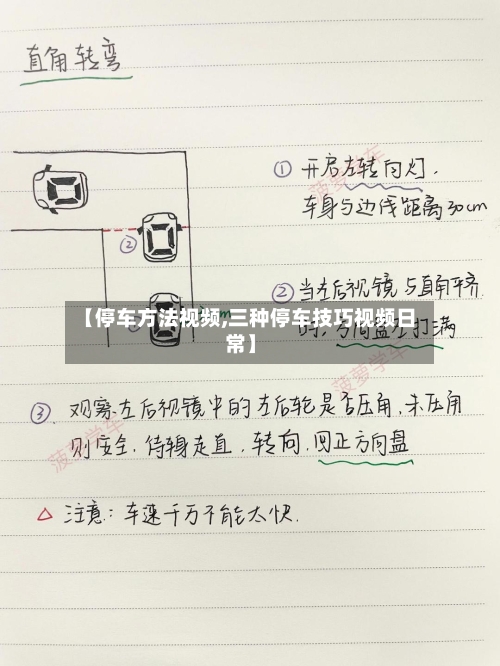 【停车方法视频,三种停车技巧视频日常】
