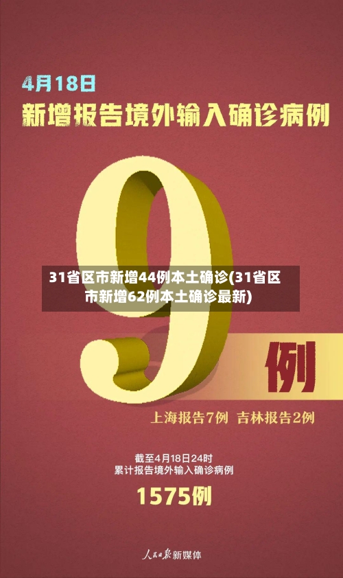 31省区市新增44例本土确诊(31省区市新增62例本土确诊最新)-第2张图片