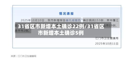 31省区市新增本土确诊22例/31省区市新增本土确诊5例-第3张图片