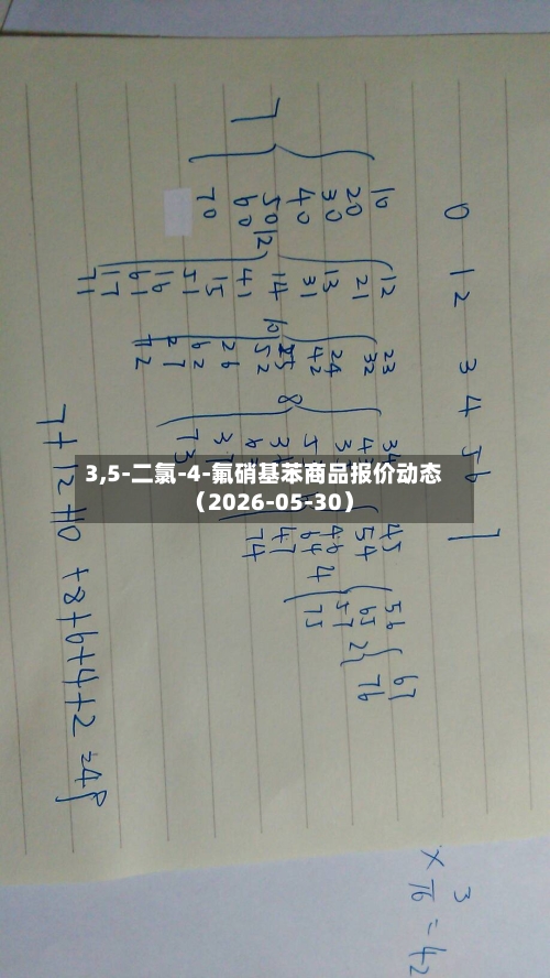 3,5-二氯-4-氟硝基苯商品报价动态（2026-05-30）