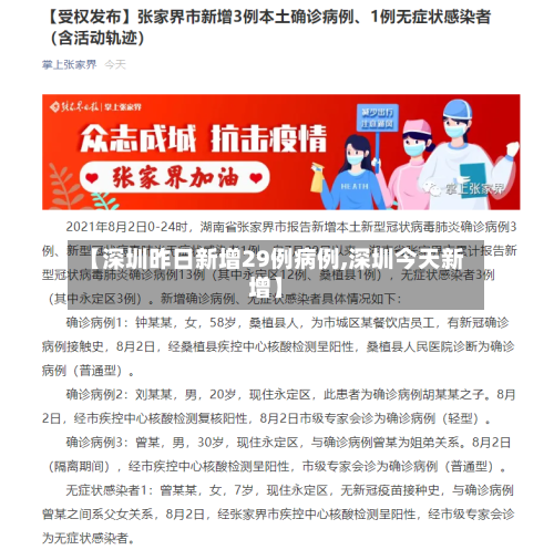 【深圳昨日新增29例病例,深圳今天新增】-第2张图片