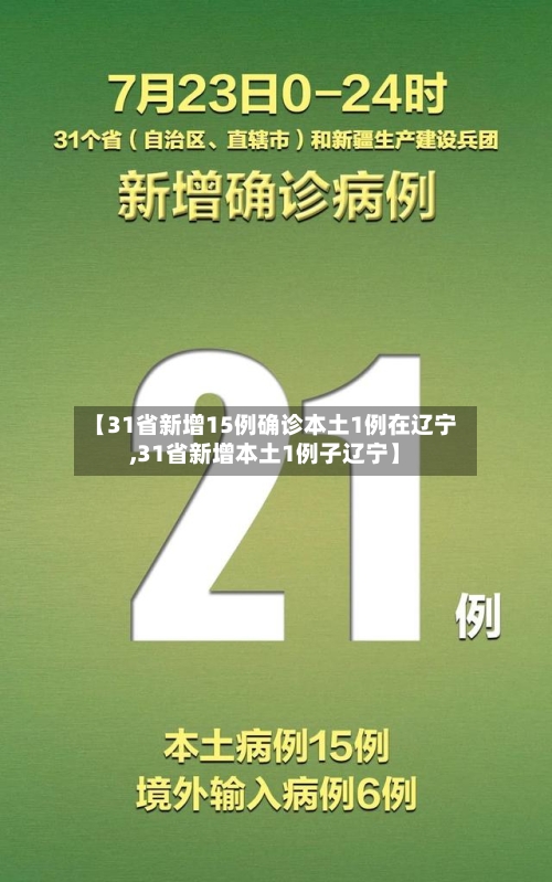 【31省新增15例确诊本土1例在辽宁,31省新增本土1例子辽宁】-第3张图片