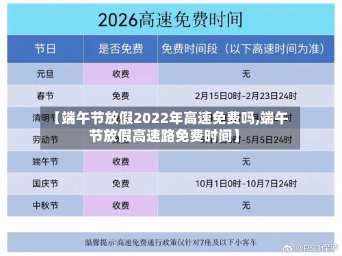 【端午节放假2022年高速免费吗,端午节放假高速路免费时间】-第2张图片