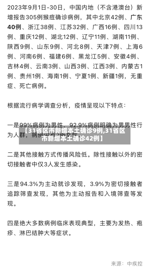 【31省区市新增本土确诊9例,31省区市新增本土确诊42例】-第2张图片