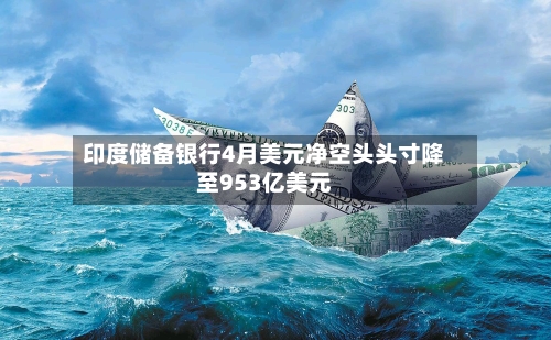印度储备银行4月美元净空头头寸降至953亿美元
