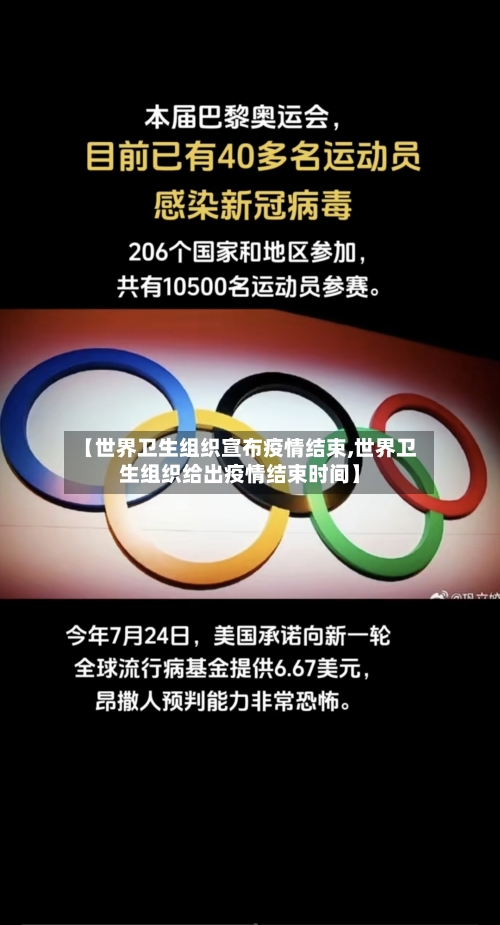 【世界卫生组织宣布疫情结束,世界卫生组织给出疫情结束时间】-第2张图片