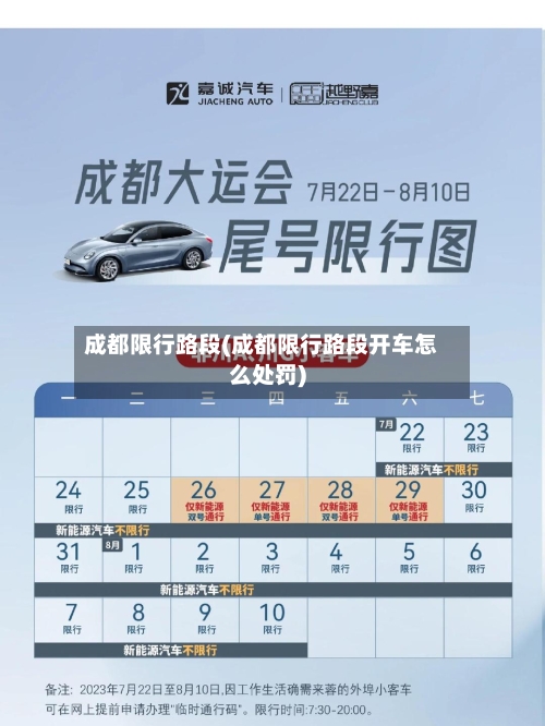 成都限行路段(成都限行路段开车怎么处罚)