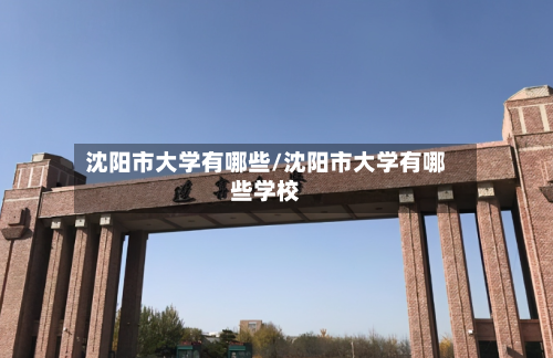 沈阳市大学有哪些/沈阳市大学有哪些学校-第2张图片