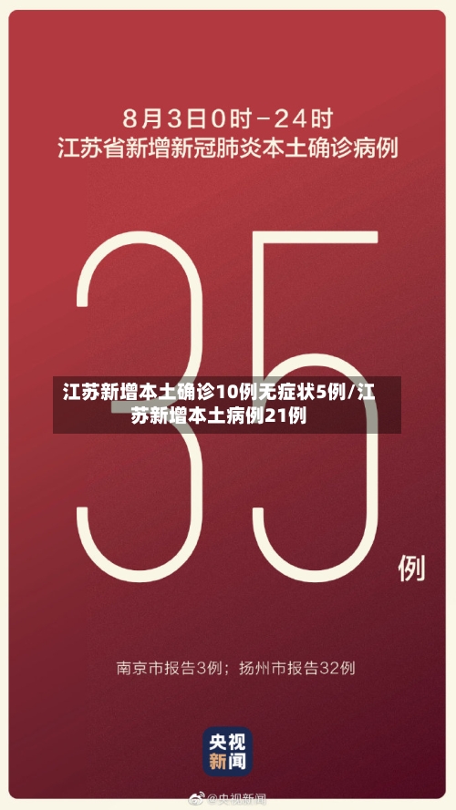 江苏新增本土确诊10例无症状5例/江苏新增本土病例21例-第2张图片