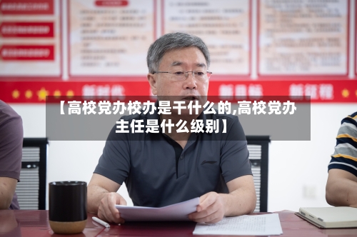 【高校党办校办是干什么的,高校党办主任是什么级别】