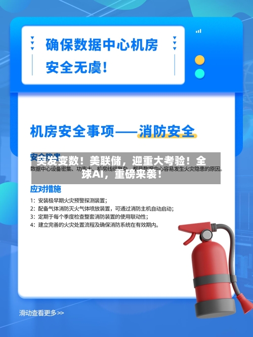 突发变数！美联储，迎重大考验！全球AI，重磅来袭！