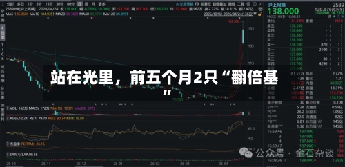 站在光里，前五个月2只“翻倍基”
