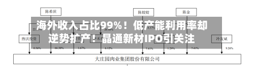 海外收入占比99%!低产能利用率却逆势扩产!晶通新材IPO引关注-第3张图片