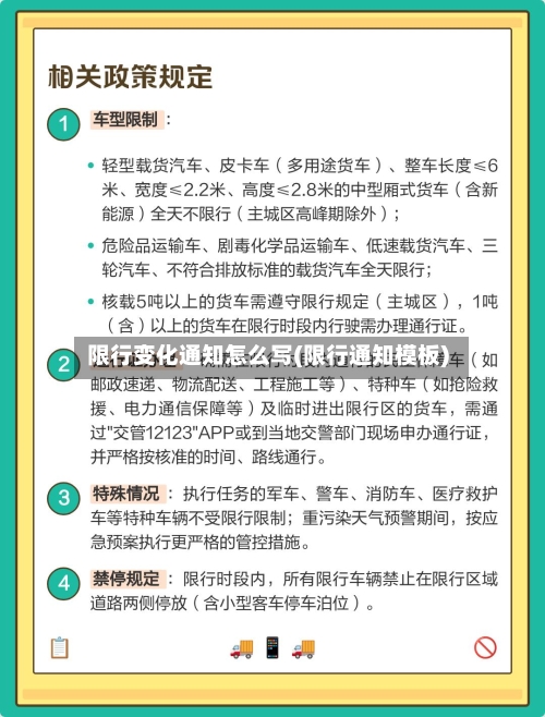 限行变化通知怎么写(限行通知模板)-第3张图片