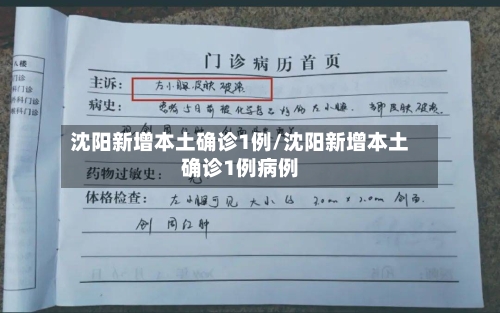 沈阳新增本土确诊1例/沈阳新增本土确诊1例病例-第2张图片
