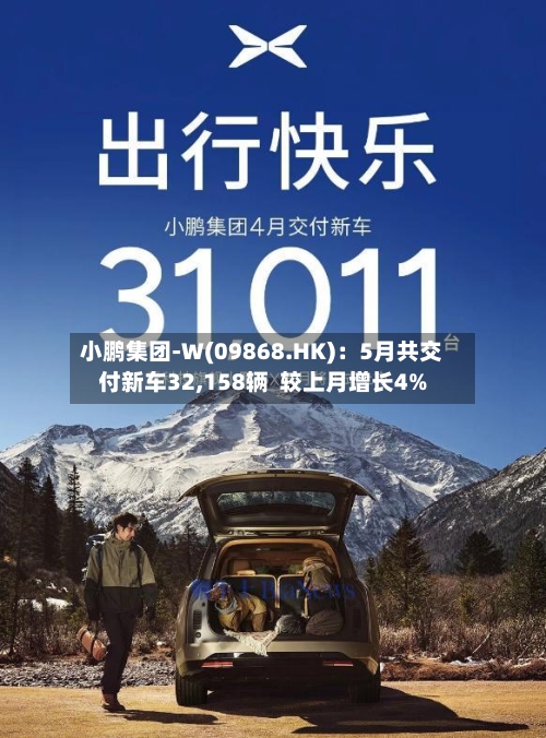 小鹏集团-W(09868.HK):5月共交付新车32,158辆 较上月增长4%-第3张图片