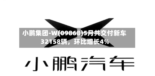 小鹏集团-W(09868)5月共交付新车32158辆，环比增长4%-第2张图片