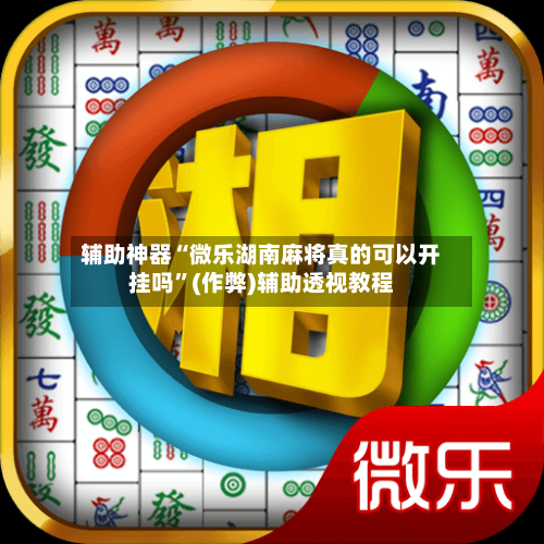 辅助神器“微乐湖南麻将真的可以开挂吗”(作弊)辅助透视教程-第2张图片
