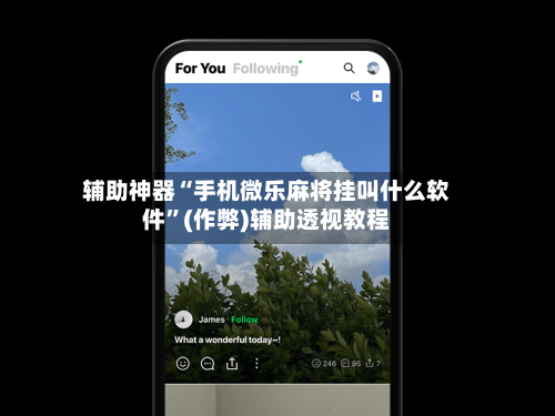 辅助神器“手机微乐麻将挂叫什么软件”(作弊)辅助透视教程-第2张图片