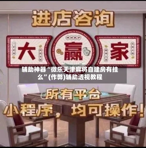 辅助神器“微乐天津麻将自建房有挂么”(作弊)辅助透视教程-第2张图片
