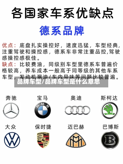 品牌车型/品牌车型是什么意思