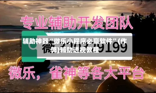辅助神器“微乐小程序必赢软件	”(作弊)辅助透视教程-第3张图片