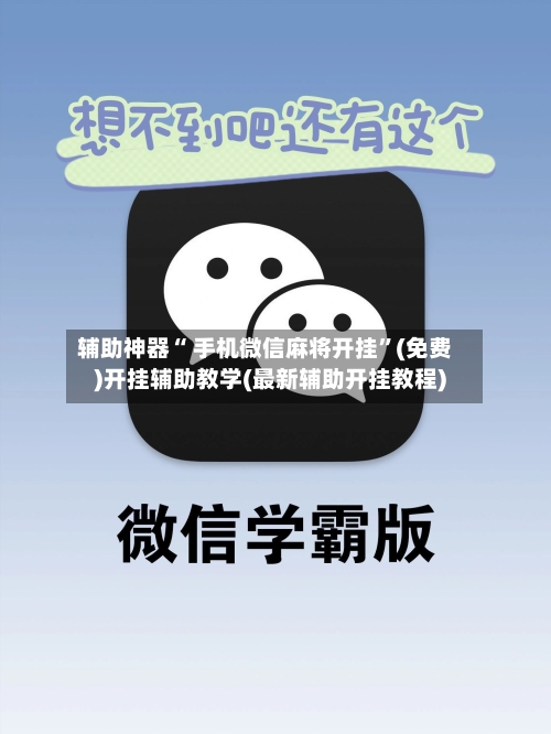 辅助神器“ 手机微信麻将开挂”(免费)开挂辅助教学(最新辅助开挂教程)