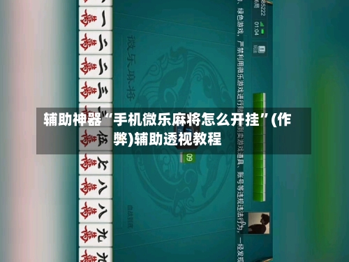 辅助神器“手机微乐麻将怎么开挂”(作弊)辅助透视教程-第3张图片