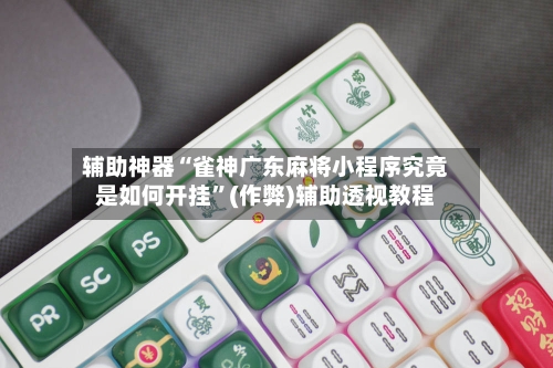 辅助神器“雀神广东麻将小程序究竟是如何开挂”(作弊)辅助透视教程-第2张图片