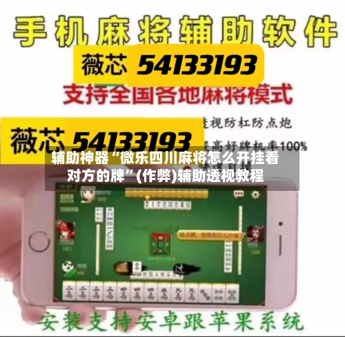 辅助神器“微乐四川麻将怎么开挂看对方的牌”(作弊)辅助透视教程