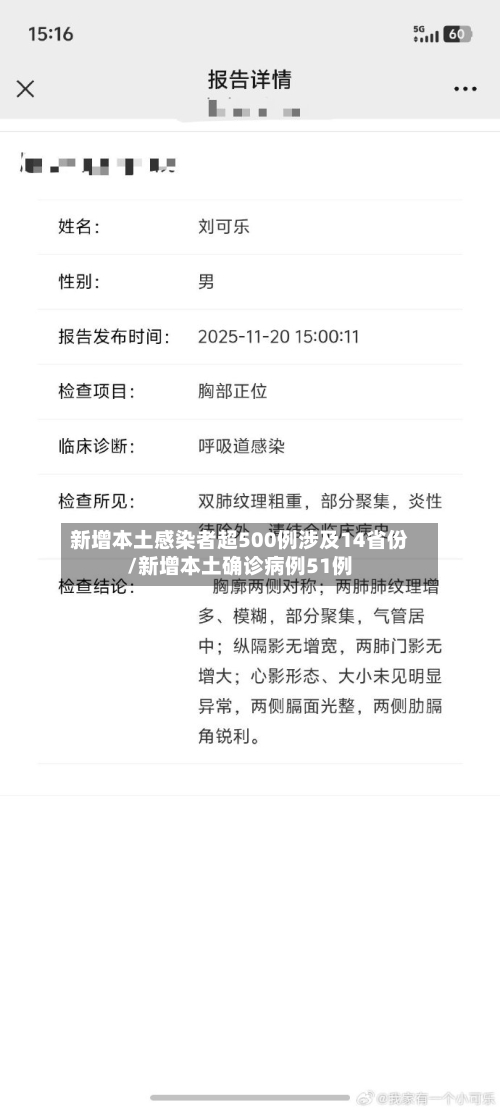 新增本土感染者超500例涉及14省份/新增本土确诊病例51例