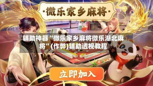 辅助神器“微乐家乡麻将微乐湖北麻将	”(作弊)辅助透视教程-第3张图片