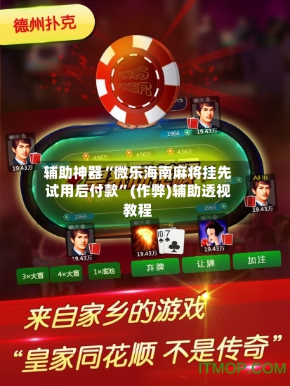 辅助神器“微乐海南麻将挂先试用后付款	”(作弊)辅助透视教程-第2张图片
