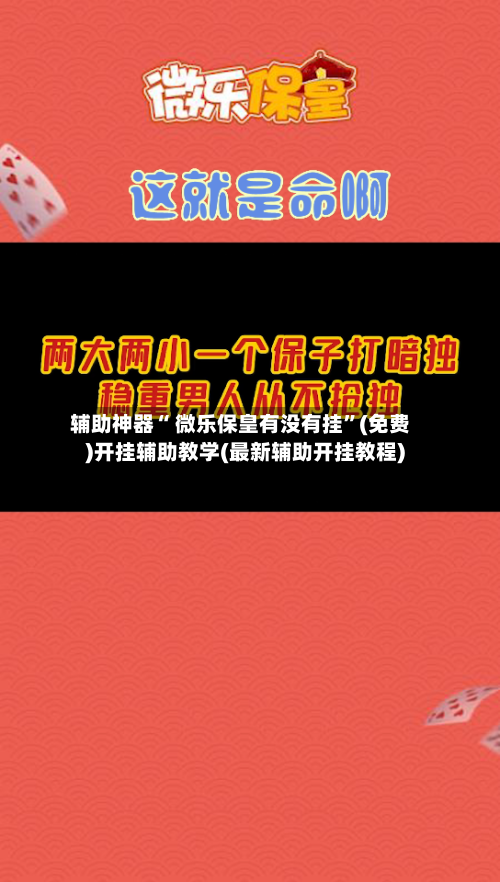辅助神器“ 微乐保皇有没有挂	”(免费)开挂辅助教学(最新辅助开挂教程)-第3张图片