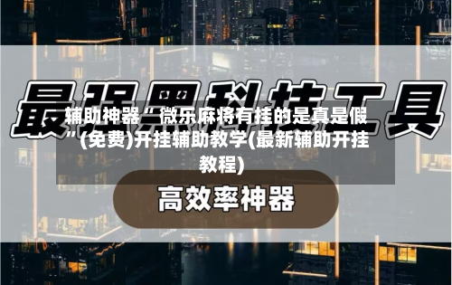 辅助神器“ 微乐麻将有挂的是真是假”(免费)开挂辅助教学(最新辅助开挂教程)-第3张图片