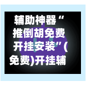 辅助神器“ 推倒胡免费开挂安装”(免费)开挂辅助教学(最新辅助开挂教程)-第2张图片