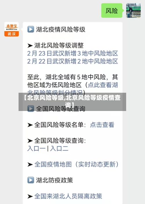 【北京风险等级,北京风险等级疫情查询】-第3张图片