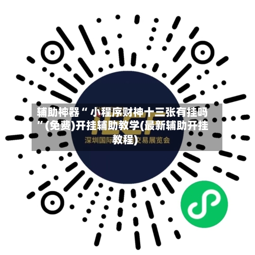 辅助神器“ 小程序财神十三张有挂吗”(免费)开挂辅助教学(最新辅助开挂教程)-第3张图片