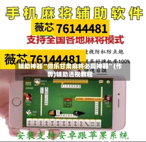 辅助神器“微乐甘肃麻将必赢神器”(作弊)辅助透视教程-第2张图片