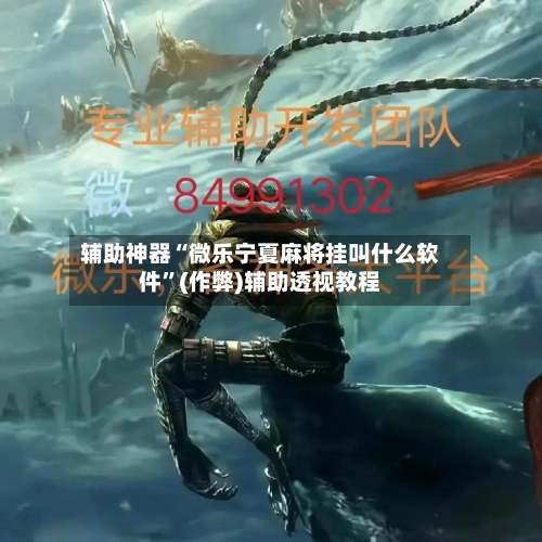 辅助神器“微乐宁夏麻将挂叫什么软件”(作弊)辅助透视教程-第2张图片