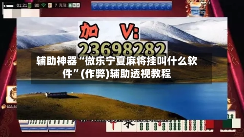 辅助神器“微乐宁夏麻将挂叫什么软件”(作弊)辅助透视教程