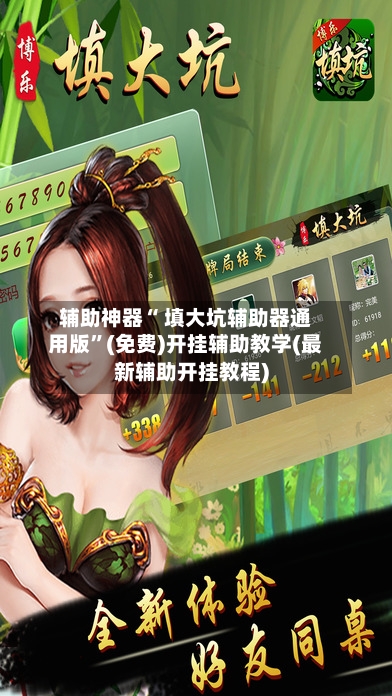 辅助神器“ 填大坑辅助器通用版”(免费)开挂辅助教学(最新辅助开挂教程)-第2张图片